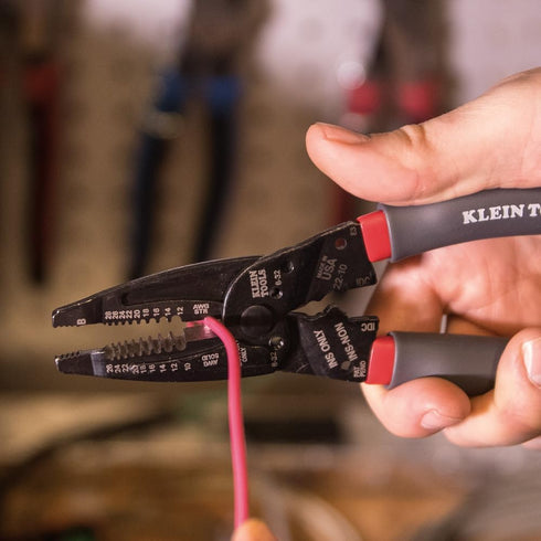 Klein Tools 1019 Klein Kurve Wire Stripper / Crimper / Cutter for B and IDC Connectors, Made in USA
