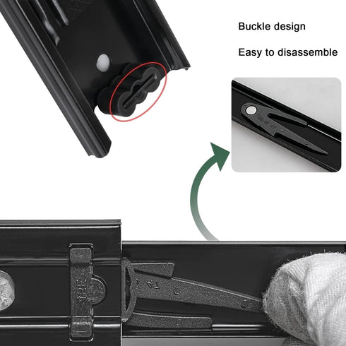 V3VOGUE Linear Slide Bearing - Drawer Ball Bearing Slides,for Bedside Cabinet, Wardrobe, Shoe Cabinet,undermount Drawer