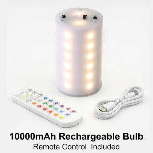eypid 1 Pack Bulb Sconce,10000 Bulbs,3CCT 12 Bulb 16-40 Replacement for Battery Operated Wall Mah Battery Operated