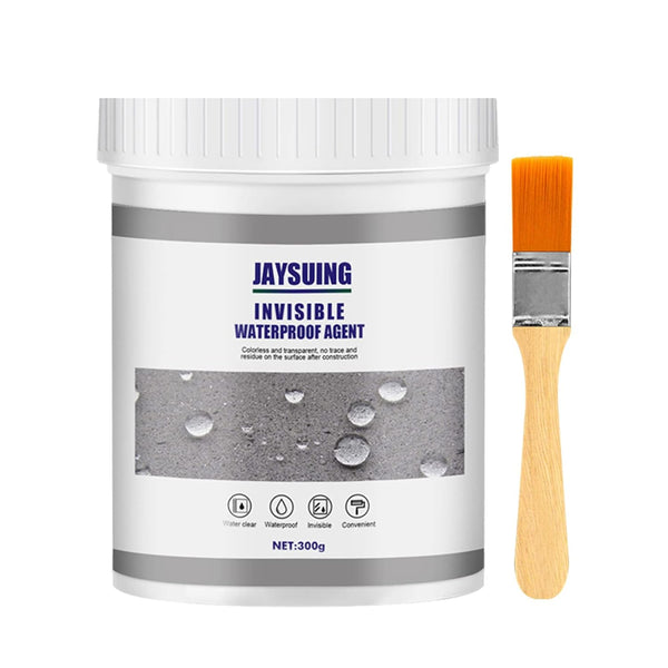 Jaysuing Invisible Waterproof Agent, Transparent Repairing Leak Adhesive, Super Strong Bonding Sealant (Clear 300g)