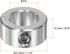 Shaft Collar 3/4" Bore 304 Stainless Steel Set Screw Shaft Collars, 1-1/4" OD, 9/16" Width, for Wheel Barrow Axle, Gearbox Assemblies, Machine Tools, Industry