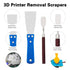 23Pcs 3D Printer Tool Kit, Accessories Removal Tools Includes Nozzle Cleaning Kit, Putty Knife Scraper, Brushes