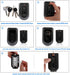 Indoor & Outdoor Key Lock Box Wall Mounted Push Button Combination Safe Storage with Black Rubber Cover