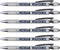 Michigan Soft Touch Coated Metal Stylus Pens - 6 Pack, Model 30510