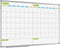 JILoffice 2 Month Magnetic Dry Erase Calendar Whiteboard, 36 x 24 Inch, Wall Mounted