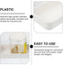 iplusmile Plastic Pegboard Bins with Hook, Parts Storage Box for Organizing Hardware, Craft Room, Tool Shed