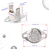 Aopin KSD301 Thermal Control Switch, Normally Open NO 90 Degrees 250V 16A Thermostat Temperature Switch 8pcs