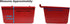 Small Plastic Pegboard Storage/Parts Bins - Multi-Pack in Red, Yellow, or Black (15, Black)