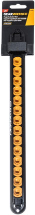 GEARWRENCH 1/4" Drive Magnetic Socket Rail, Includes 14 Clips - 83126