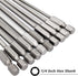10pcs 100mm Magnetic Flat Slotted Phillips Screwdriver Bit Set - 1/4 Inch Hex Shank S2 Steel Drill Bits.