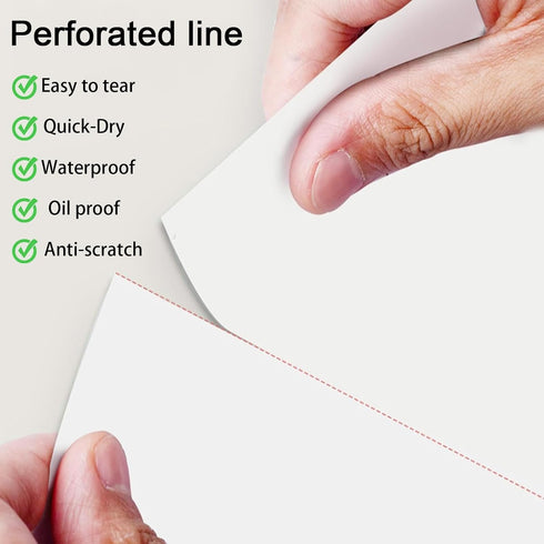 8.5 11 Inch, 100 M08F/A40 (100 Thermal Printer Paper x Sheets US Letter Size Thermal Paper, Compatible with Thermal