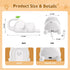 3-Level Dimmable Silicone Elephant Night Light for Kids - & Rechargeable LED Lamp, Touch Control Soft Animal Light