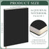 Tenceur 5 Pcs A4 College Ruled Notebook, 8.5'' x 11'', 200 Pages Lined Artificial Leather Sketchbook