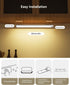 Rihvy 3 Packs 3 Closet 8 Inches Counter Under Cabinet Lighting Wireless, Rechargeable Motion Sensor Light Indoor