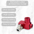 4Pcs 360 Degree Swivel Air Hose Connector, 1/4 Industrial Air Fittings and Pneumatic Tool Adapter