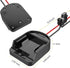 Ensayeer 18V 12 Lights,2 Pack Power Wheel Adapter with Fuse & Switch, Secure Battery Adapter for Lithium Battery