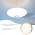 Kisangel Dustproof Lampshade Cover with Shiny Iron Ring Ceiling Lamp Shade Protector Dust for Chandelier and Lamp Decor