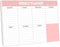 Weekly Planning Pad - Tear Off To Do List with Daily Schedule & Calendar, 52 Sheets, 6x9 in