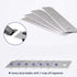 25MM Heavy Duty Utility Knife with 10pcs SK-5 Retract Blades, Rubber Grip Box Cutter for DIY Crafts