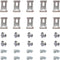 10 Sets 1.5" x 1.5" 1515 Series Aluminum Extrusion Profiles Connector, 10pcs Bracket with T Nuts