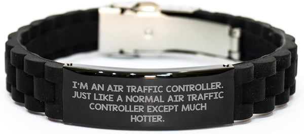 Generic Air Traffic Controller Funny Quote Silicone Glide lock Clasp Birthday Unique Gift