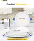 1 Pack 6 Inch Dimmable, 5000K 1050LM 12W 120V, Ensenior LED Recessed Light, Daylight, High Brightness, Damp Rated