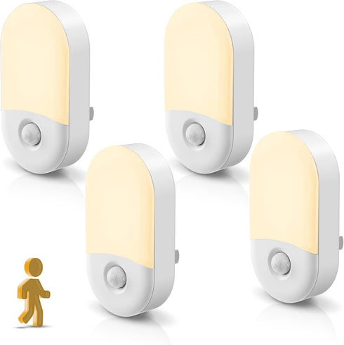 L LOHAS LED Motion Sensor Night Light, Motion Activated Night Light, 4Pack,