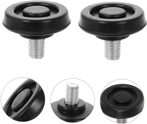 HAKIDZEL 10pcs Heavy Duty Leveling Feet for Salon Chairs Replacement for Uneven Floors Easy Install Gliding Levelers