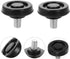 HAKIDZEL 10pcs Heavy Duty Leveling Feet for Salon Chairs Replacement for Uneven Floors Easy Install Gliding Levelers
