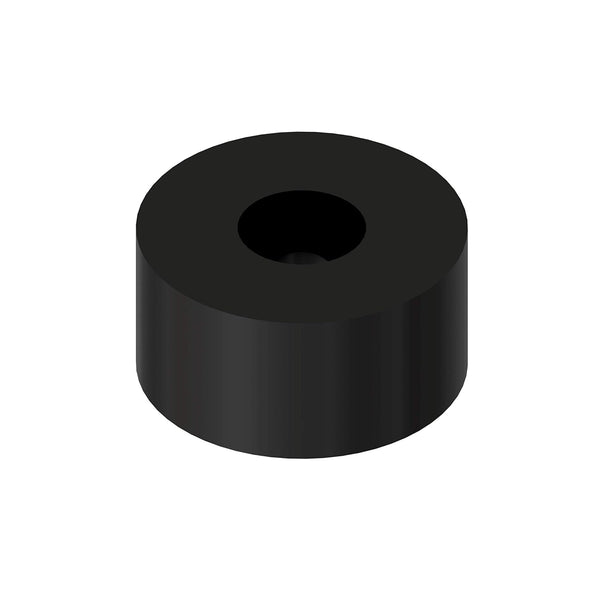 Robosource Black Nylon Spacer, 1/4 inches Thick, 1/2 inches OD, 50 Pack for VEX Robotics