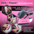 Pink Power Sandpaper for 20V PP204 Cordless Electric Hand Sander, P60/P80/P120 Grit Pads