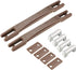 uxcell Luggage Handle, 220mm Long Strap Grip Replacement for Suitcase, Brown (2Pcs)