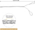 MECCANIXITY Cable Pulling Grip for Light & Heavy Cable (d:6-9mm, Silver) 33cm, 1.1FT Wire Mesh Puller Socks Grip