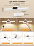 15.7" 3 Dimmable, OUTON Rechargeable Picture Light with Remote & Touch, Magnetic, Battery Operated, Color Temperatures