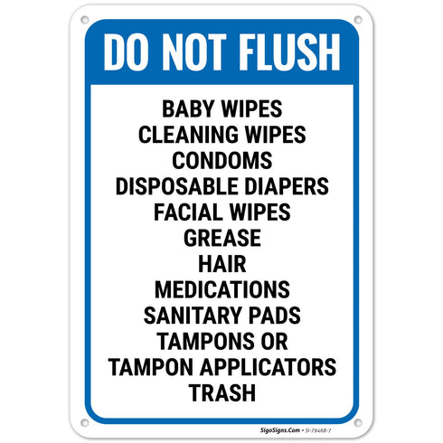 Do Not Flush Baby Wipes Cleaning Wipes Condoms Disposable Diapers Facial Wipes