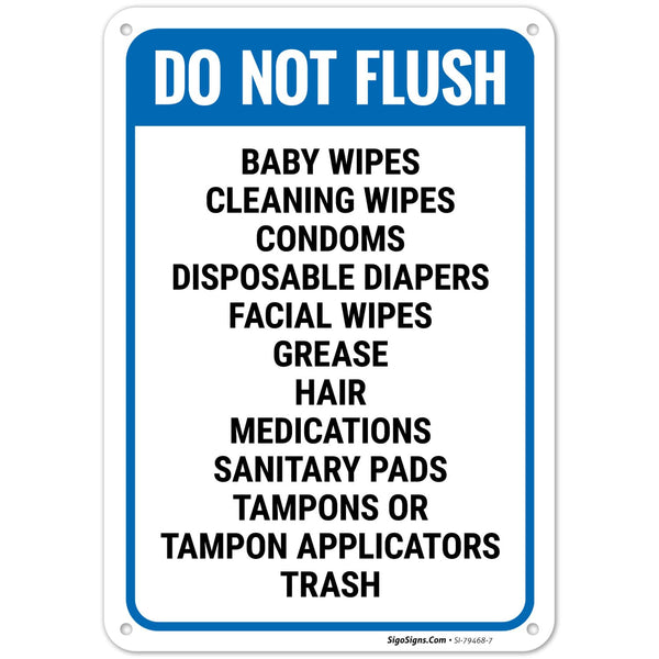 Do Not Flush Baby Wipes Cleaning Wipes Condoms Disposable Diapers Facial Wipes