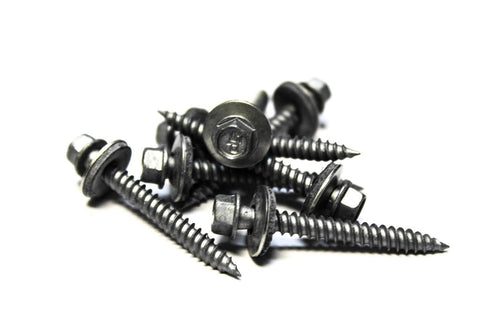 (100) 9x2-1/2 Hex Head Roofing Screws with Neoprene Washer - Weather Coat