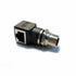 M12 4 Pin Female to RJ45 Female Connector, IP67 Waterproof Straight Adapter for Industrial Sensor D Code