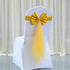 Ywmsfl 6pieces Chair Sashes for Weddings Stretch Band Spandex Bows for Elegant Decors Event Accent Chair