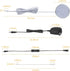 12V 2 Packs Counter 2700K) LABOREDUCER Under Cabinet LED Puck Lighting Kit Slim Aluminum Puck Lights,Single Light Plug