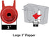 2021BP 3-Inch Pack 3 Korky G-Max TOTO Toilet Repairs-Large Flapper-Easy to Install-Made in USA - of Flappers