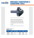 HHIP 1/2-1-3/4 Inch Indexable Countersink & Chamfer Tool, 82 Degree