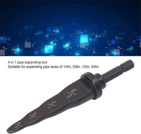 HVAC Copper Pipe Tube Expander: Manual Expanding Tool 1/4in 3/8in 1/2in 5/8in for Air Conditioner Repair