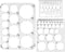 Circle Templates, Drafting Stencils Measuring Tools, 3 Pack Circle Stencil for Drawing Aid