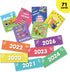 Eamay Calendar Pocket Chart Cards Kit for Homeschool, 71 Cards