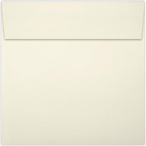LUXPaper Square Invitation Envelopes | Peel & Press | 6" x 6" | Natural | 70lb. Text | 50 Qty by LUXPaper