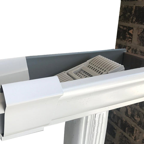 The Gutter Guard - Wedge Eliminates Downspout Pipe Clogs from Leaves and Debris, 2-Pack