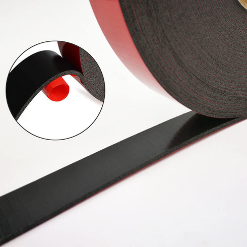 LLPT Double Sided Foam Tape 1 Inch x 50 Ft, Durable Adhesive Weatherproof for Gaps, Bonding, Mounting Uneven Surfaces