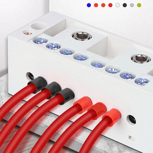 40pcs AWG 2/0 Wire Ferrules Connectors, Insulated E70-20 Ferrule Cord Pin End Terminals Kit