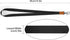 AZEAM Black Lanyard Holder with Metal Clasp for Keys, ID Badges, Cards, Car Keys, Wallet